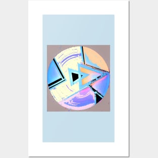 ABSTACT ART DECO MOD GEOMETRIC DESIGN MODERN ART Posters and Art